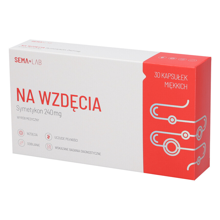 SEMA Lab Per la flatulenza 240 mg, 30 capsule molli