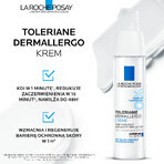 La Roche-Posay Toleriane Dermallergo, crema facial, cuidado hidratante regenerador, 40 ml