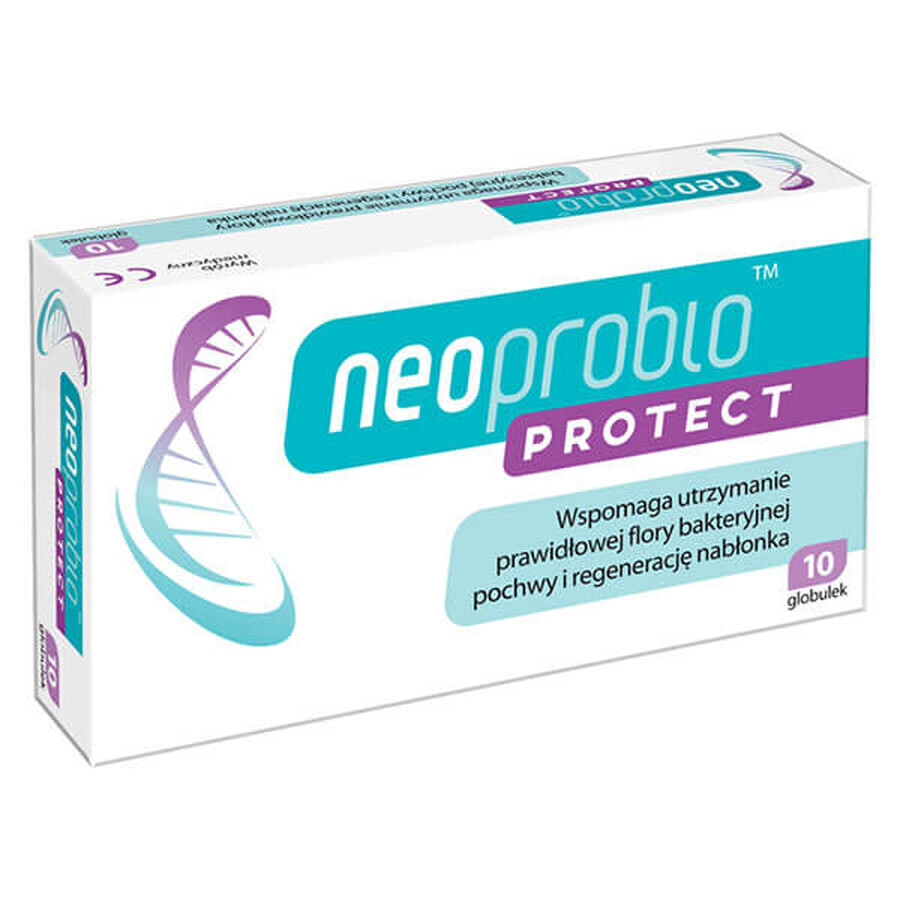 Neoprobio Protect, vaginale bolletjes, 10 st.