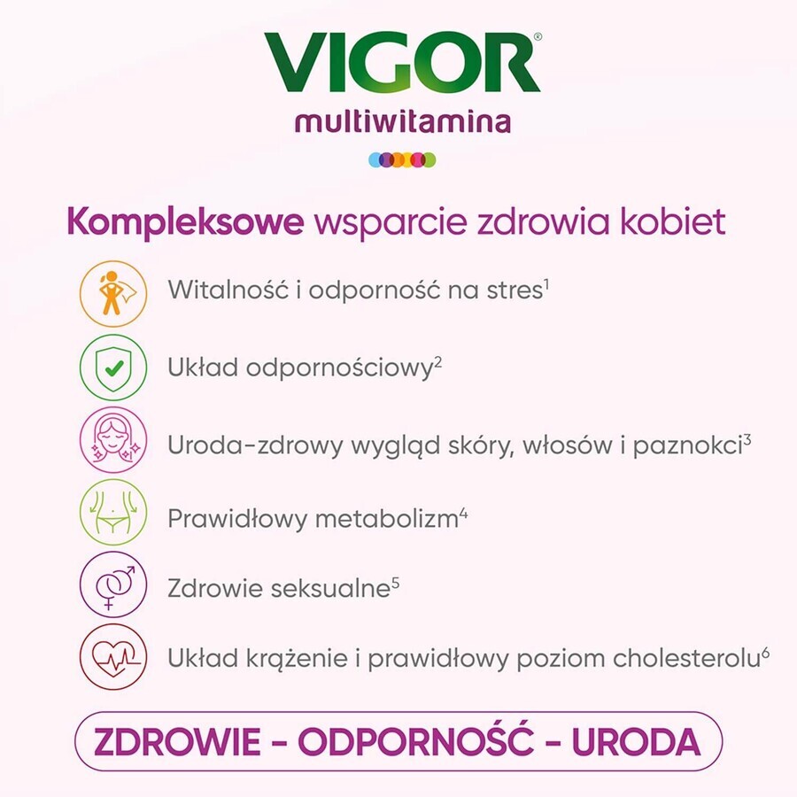 Vigor Multivitamínico Ona 50+, 60 comprimidos