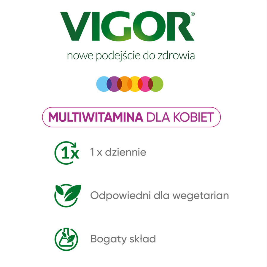 Vigor Multivitamínico Ona 50+, 60 comprimidos