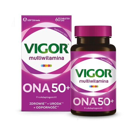 Vigor Multivitamínico Ona 50+, 60 comprimidos