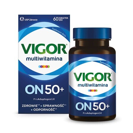 Vigor Multivitamin On 50+, 60 Tabletten