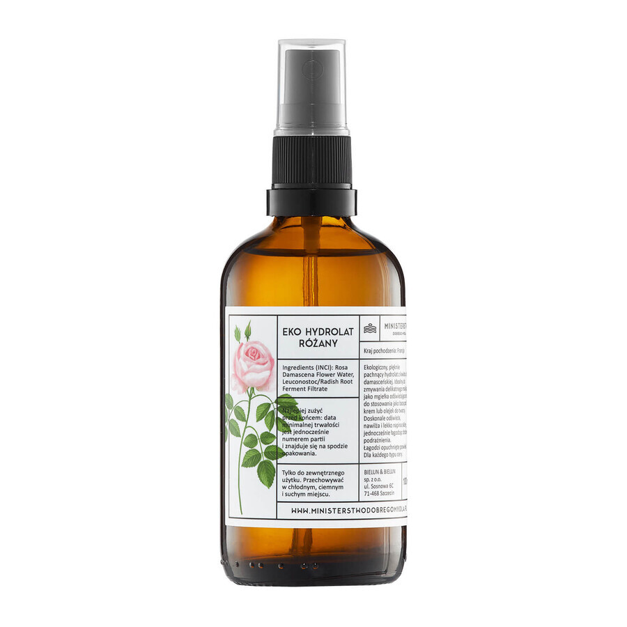 Ministero del Buon Sapone, idrolato di rosa ecologica, 100 ml