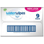 WaterWipes Bio, salviette umidificate, acqua, dalla nascita, 9 x 60 pz.