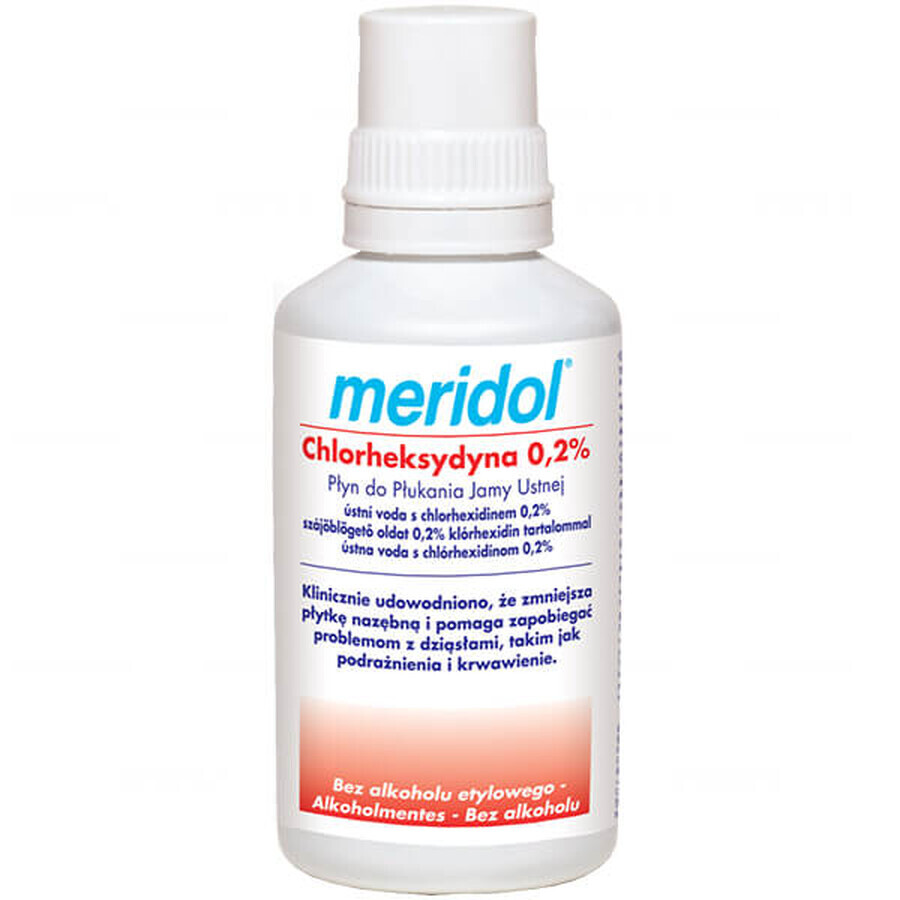 Meridol Clorexidina 0,2%, collutorio, senza alcool, 300 ml