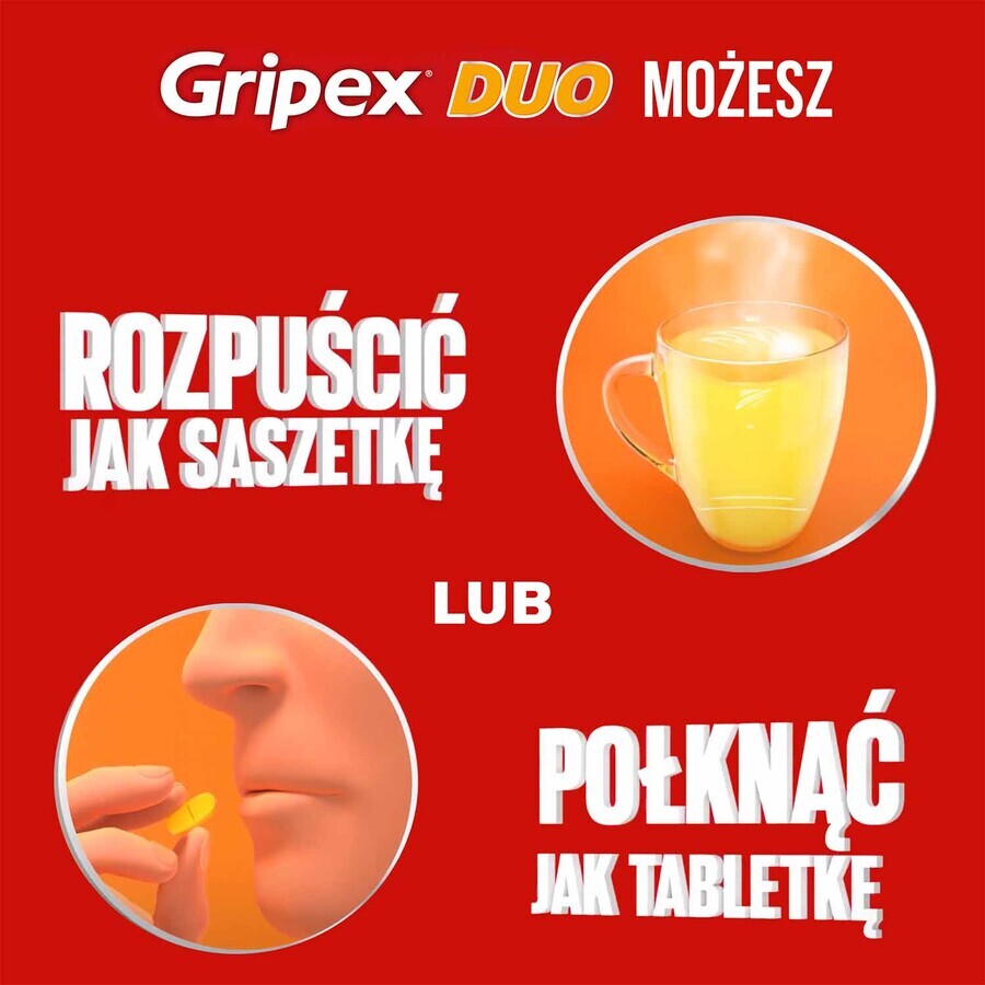 Gripex Duo, 16 comprimate