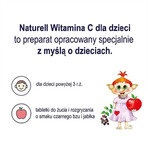 Naturell Vitamina C para Niños 50 mg, sabor saúco y manzana, 60 comprimidos masticables