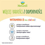 Naturell Vitamin D für Kinder 1000 IU, Vanille- und Erdbeergeschmack, 60 Kautabletten