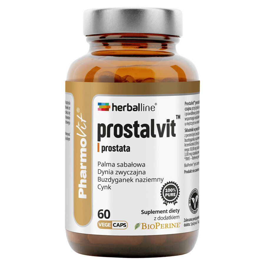 PharmoVit HerbalLine Prostalvit Prostate, 60 capsule vegetali