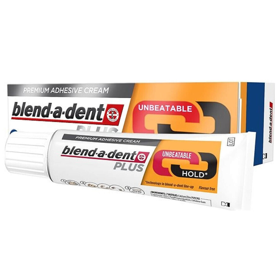 Blend-a-dent Plus, crema adesiva per dentiere, 40 g