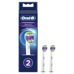 Oral-B 3D White, replacement tips for the Clean Maximiser electric toothbrush, EB 3DW 18-2 N, 2 pieces