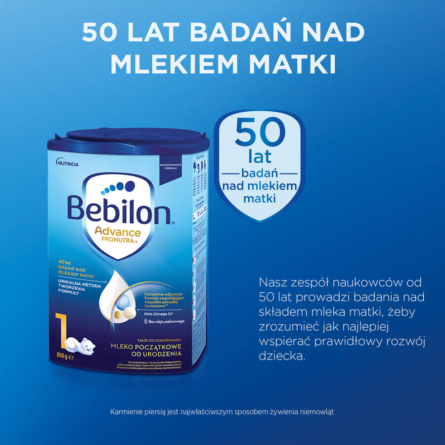 Bebilon Advance Pronutra 1, latte per lattanti, dalla nascita, 800 g