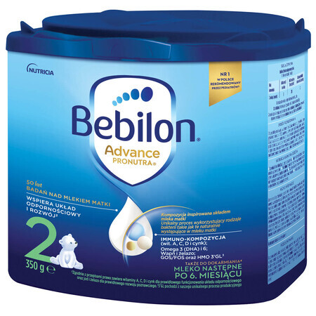 Bebilon Advance Pronutra 2, latte di proseguimento, oltre 6 mesi, 350 g