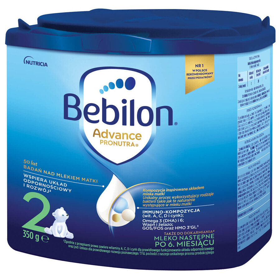 Bebilon Advance Pronutra 2, latte di proseguimento, oltre 6 mesi, 350 g