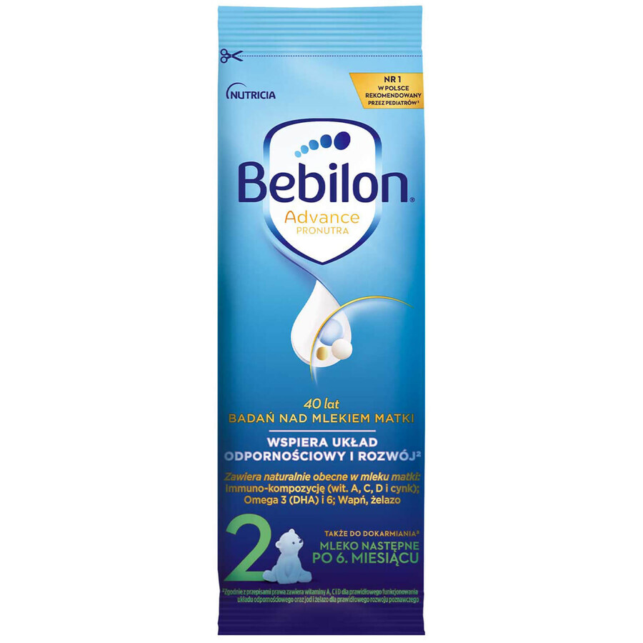 Bebilon Advance Pronutra 2, latte di proseguimento, oltre 6 mesi, 28,8 g x 1 bustina