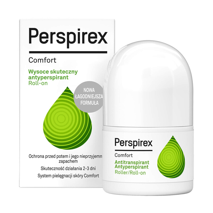 Perspirex Comfort, antiperspirant roll-on, 20 ml