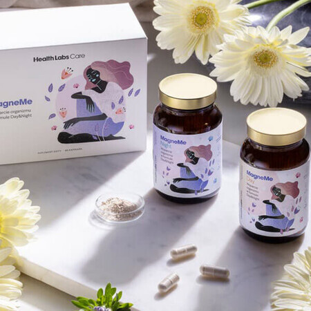 Health Labs MagneMe Giorno, 60 capsule + Notte, kit da 60 capsule