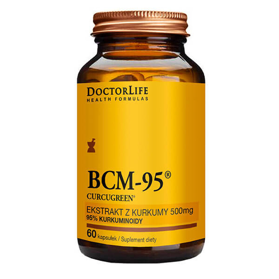 Doctor Life BCM-95, turmeric extract, 60 capsules