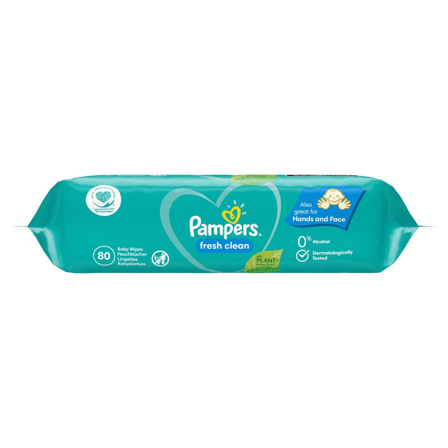 Pampers Fresh Clean, salviette umidificate, 15 x 80 pz.