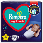 Pampers Night Pants, Windeln, Größe 4, 9-15 kg, 25 Stück