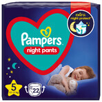 Pampers Night Pants, pannolini, taglia 5, 12-17 kg, 22 pz.