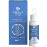 BasicLab Esteticus, gel facial emu hidratante con ectoína al 4%, revitalizante y calmante, 30 ml