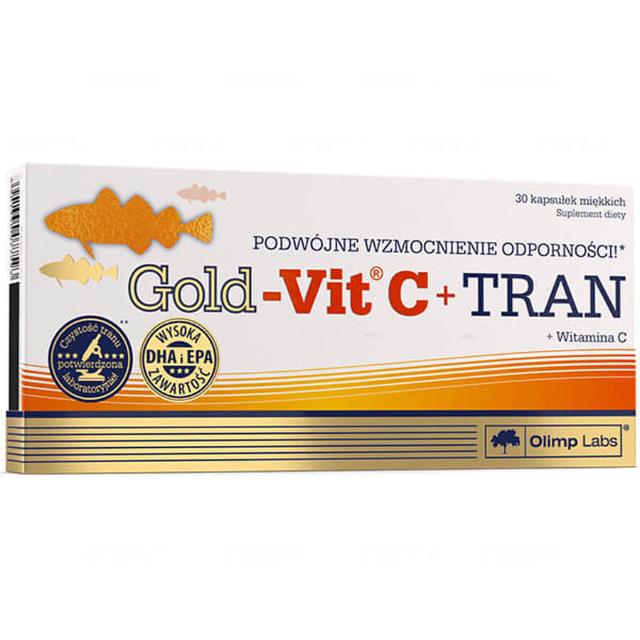 Olimp Gold-Vit C + Tranium, 30 capsule