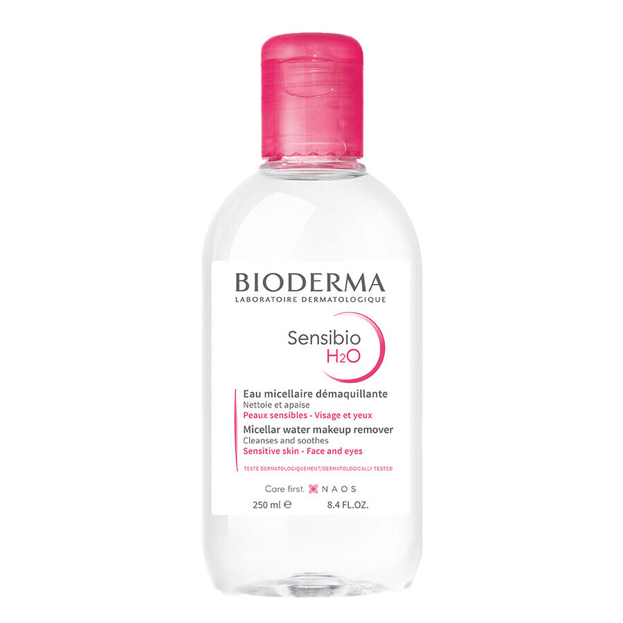 Bioderma Sensibio H2O, acqua micellare, pelle sensibile, 250 ml