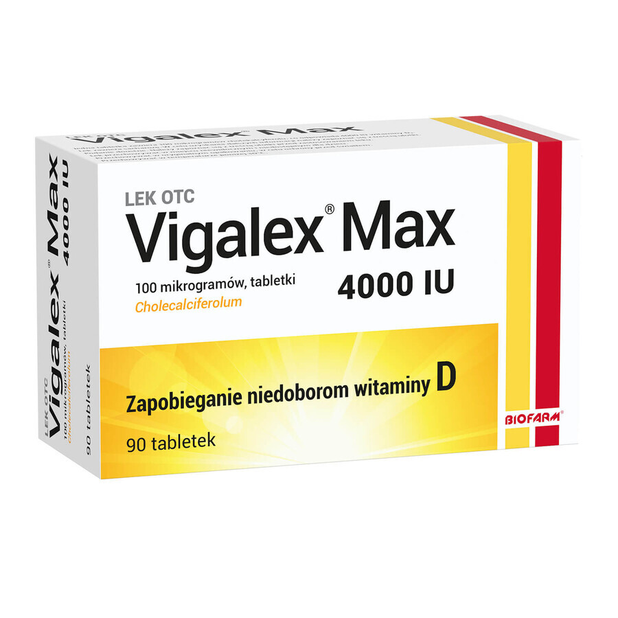 Vigalex Max 4000 IE, 90 tabletten