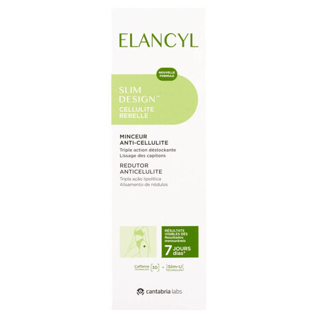 Elancyl Slim Design, crema corpo per la cellulite ostinata, 200 ml