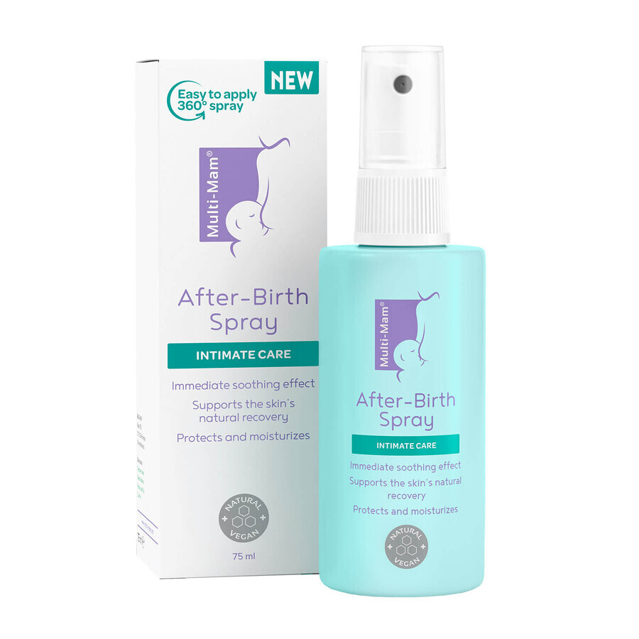 Multi-Mam After-Birth, spray lenitivo per le donne dopo il parto, 75 ml