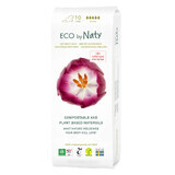 Eco by Naty, assorbenti post parto ecologici, compostabili, Extra, 10 pz.