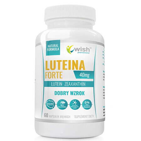 Wish Lutein Forte 40 mg, 60 capsules