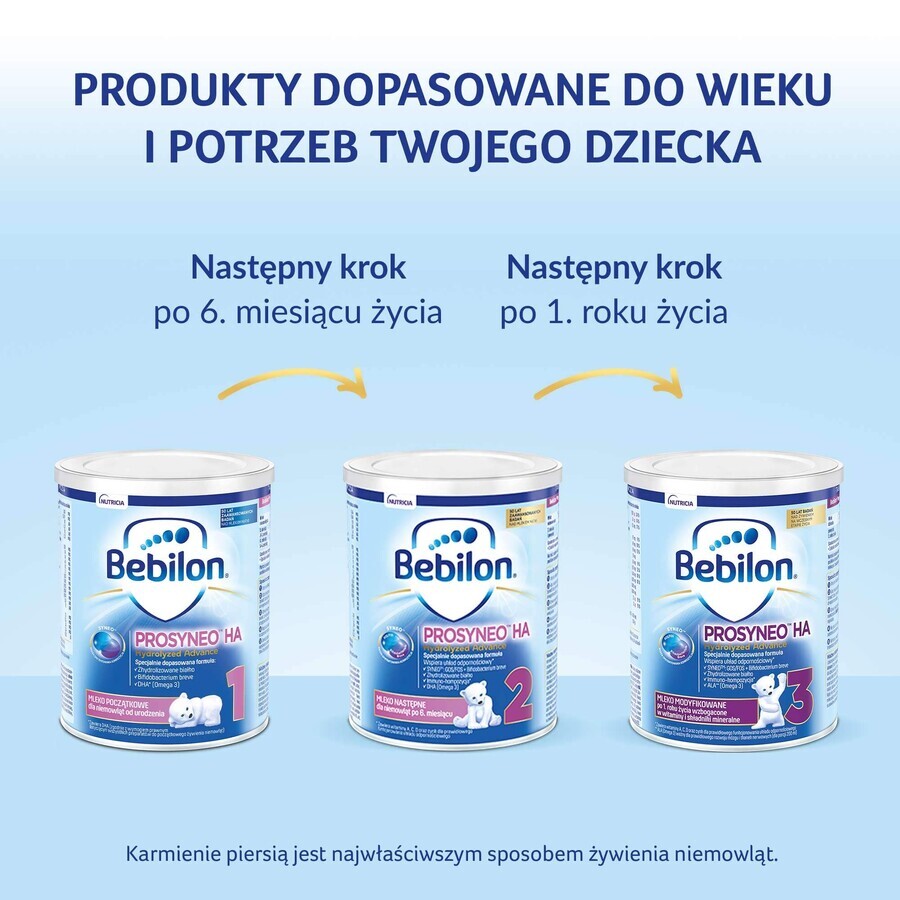 Bebilon Prosyneo HA Hydrolyzed Advance 1, latte per lattanti, dalla nascita, 400 g