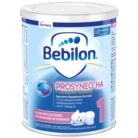 Bebilon Prosyneo HA Hydrolyzed Advance 1, latte per lattanti, dalla nascita, 400 g