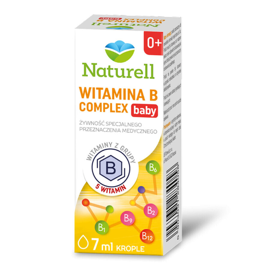 Naturell Vitamin B Complex Baby, gotas para niños desde el nacimiento, 7 ml