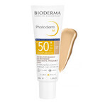 Bioderma Photoderm M, crema protettiva per pelli soggette a iperpigmentazione, leggera, SPF 50+, 40 ml