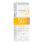 Bioderma Photoderm Aquafluide, fluido ultraligero para pieles sensibles, tono oscuro, FPS 50+, 40 ml