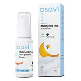 Osavi Vital Melatonin 1 mg con Passiflora, spray orale, gusto ribes nero, 25 ml