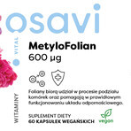 Osavi Vital Methylfolate 600 µg, 60 capsule vegane