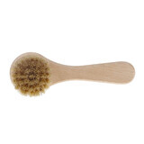 Bocioland, wooden hair brush, made of natural bristles, round, 1 pc