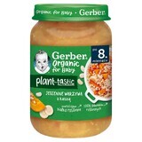 Gerber Organic Plant-Tastic, verdure autunnali con porridge, dopo 8 mesi, 190 g