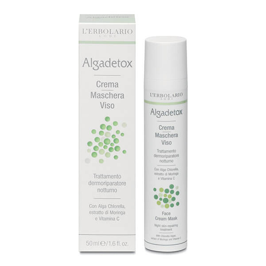 L'Erbolario Algadetox, regenererend nachtcrème-masker, 50 ml