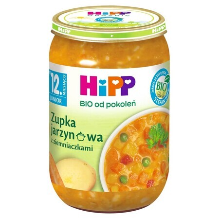 HiPP Zupa Bio, sopa de verduras con patatas, después de 12 meses, 250 g