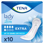 Tena Lady Slim, assorbenti igienici speciali, Extra, 10 pz.