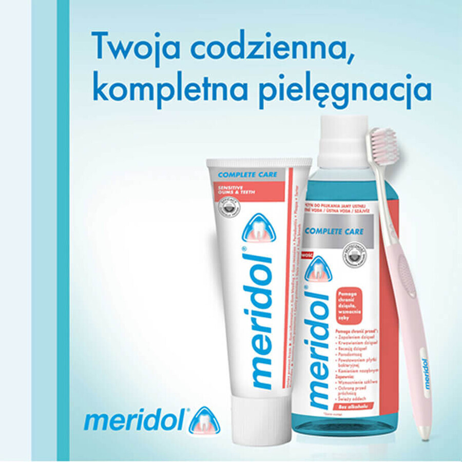 Meridol Complete Care, dentifricio per gengive e denti sensibili, 75 ml