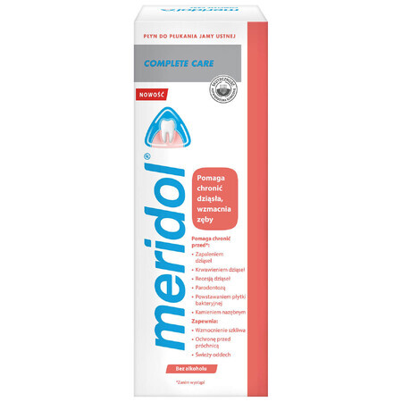 Meridol Complete Care, collutorio, senza alcol, 400 ml