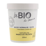 beBIO Ewa Chodakowska, natural mask for normal and dry hair, 200 ml