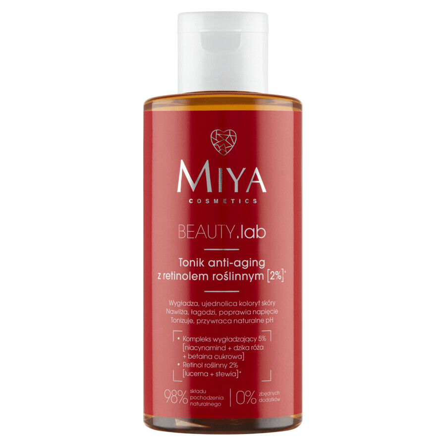 Miya BEAUTY.lab, tonique anti-âge au rétinol végétal 2%, 150 ml